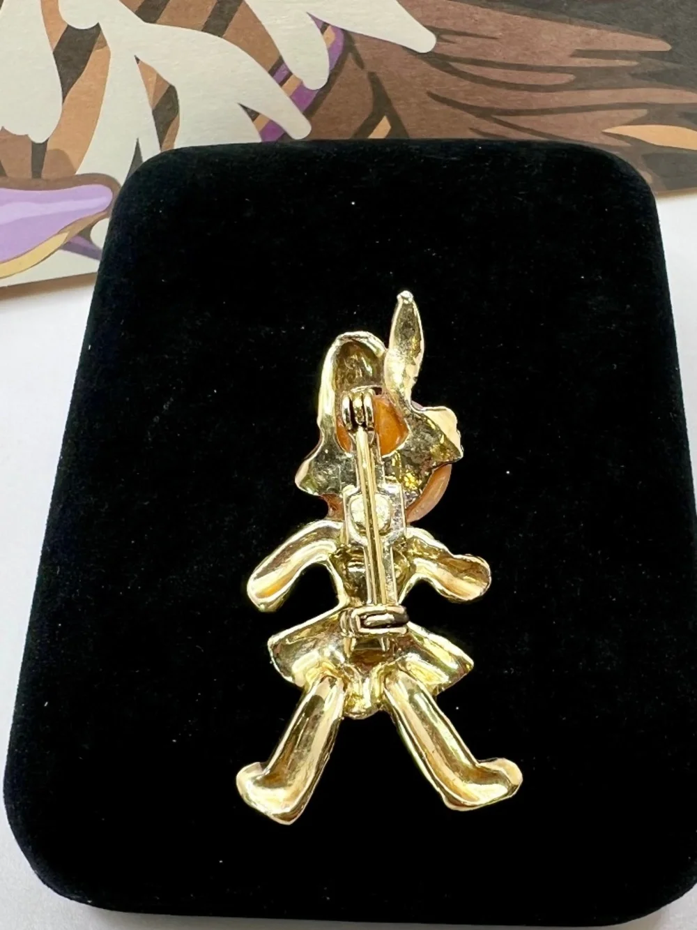 Scotsman Brooch Vintage Jelly Head